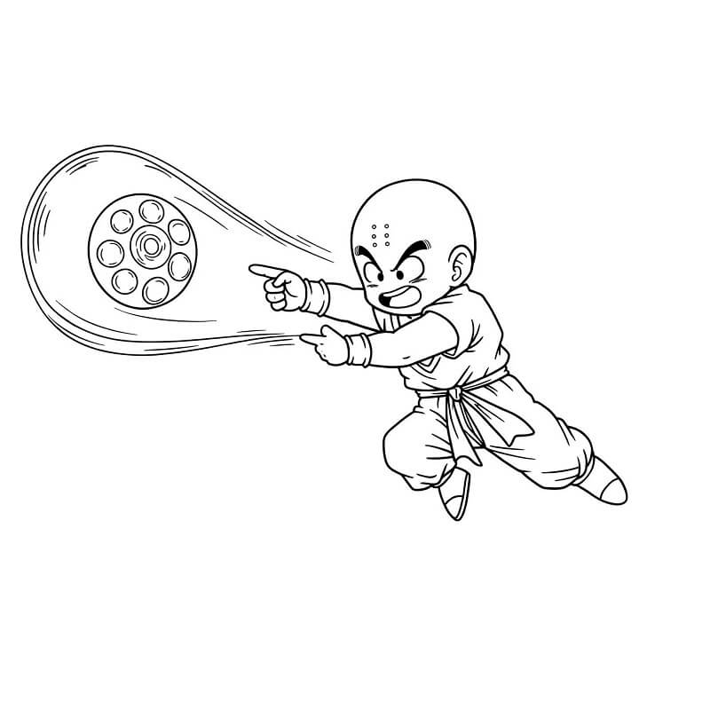 Fise de colorat cu Dragon ball z de colorat p26