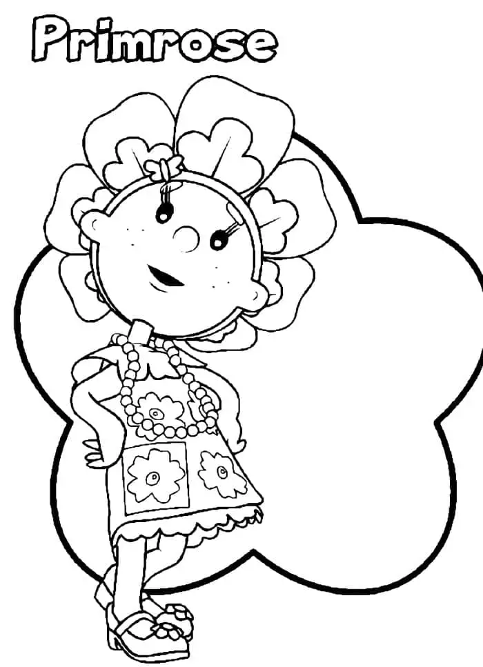 Fise de colorat cu Fifi si floricelele de colorat p20
