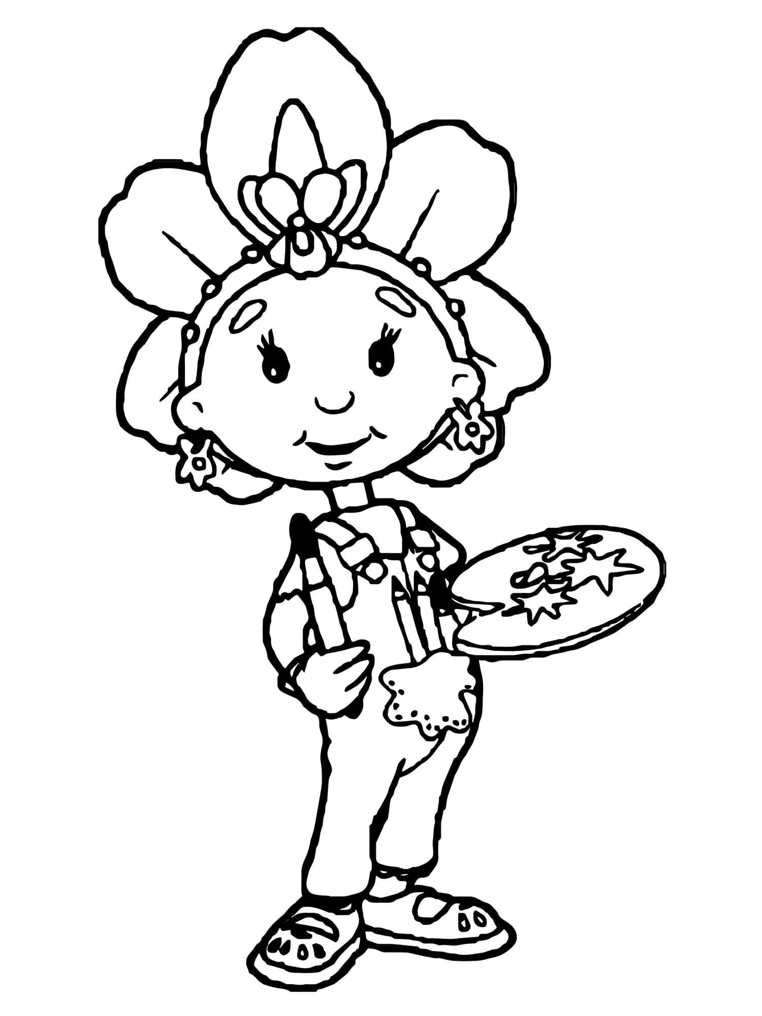 Fise de colorat cu Fifi si floricelele de colorat p29