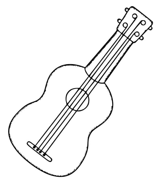 Instrumente muzicale de colorat p07