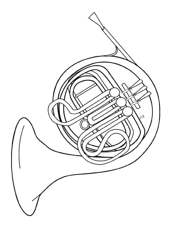 Instrumente muzicale de colorat p14
