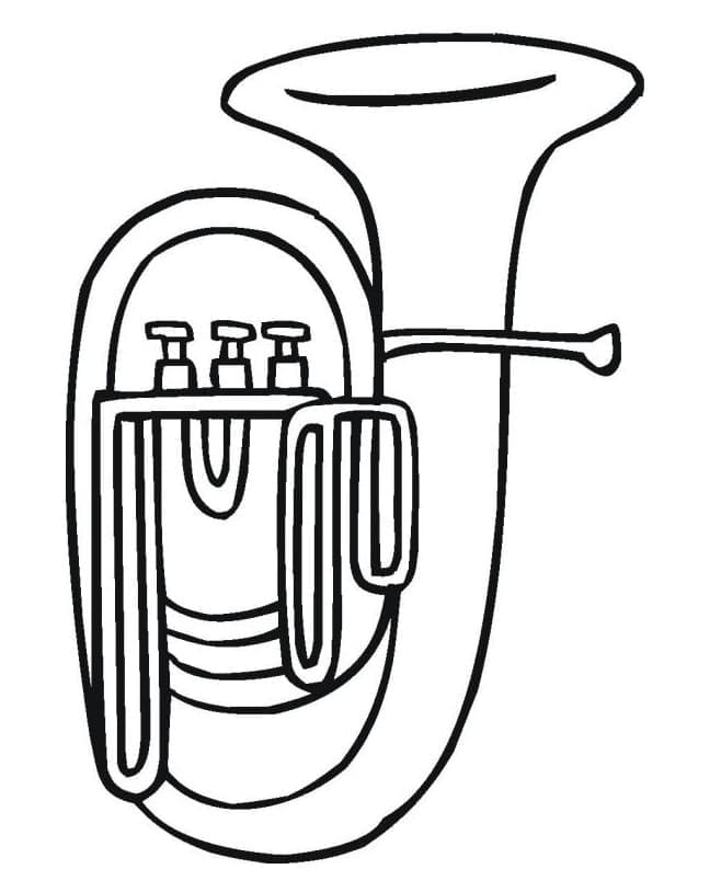Instrumente muzicale de colorat p16