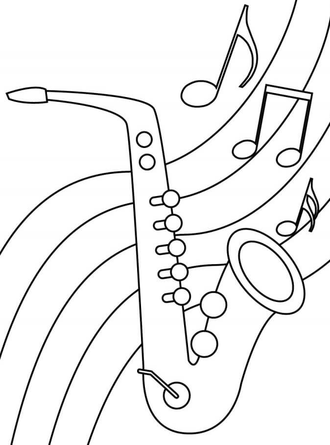 Instrumente muzicale de colorat p33