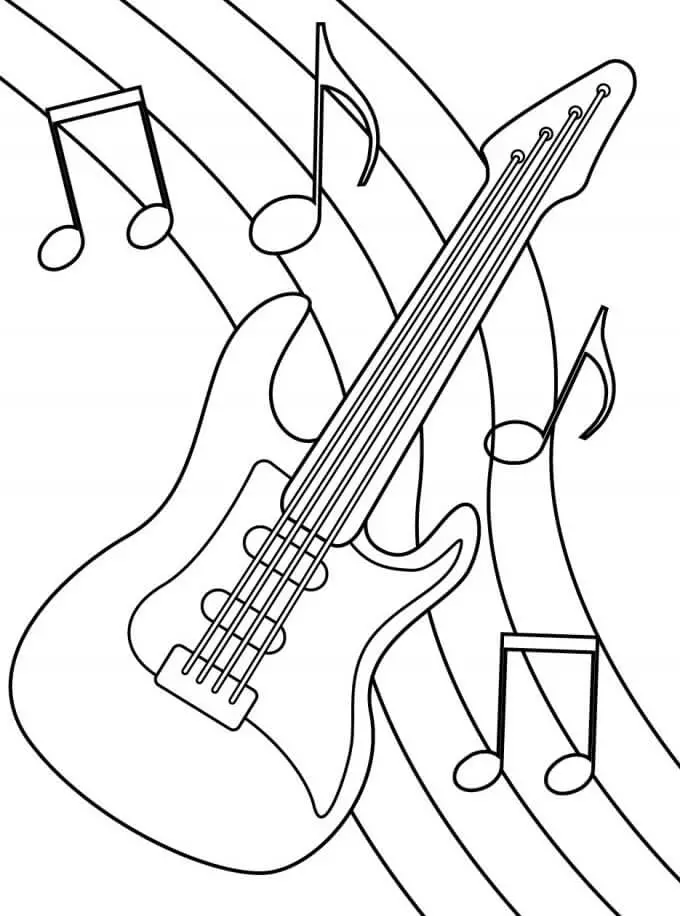 Instrumente muzicale de colorat p34