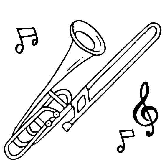Instrumente muzicale de colorat p47