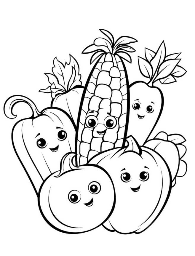Legume de colorat p29