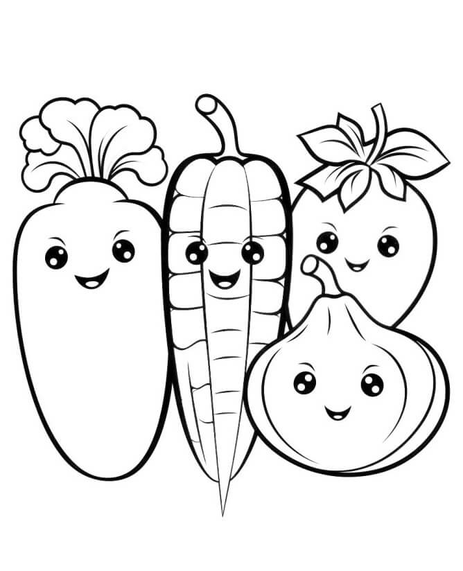 Legume de colorat p40
