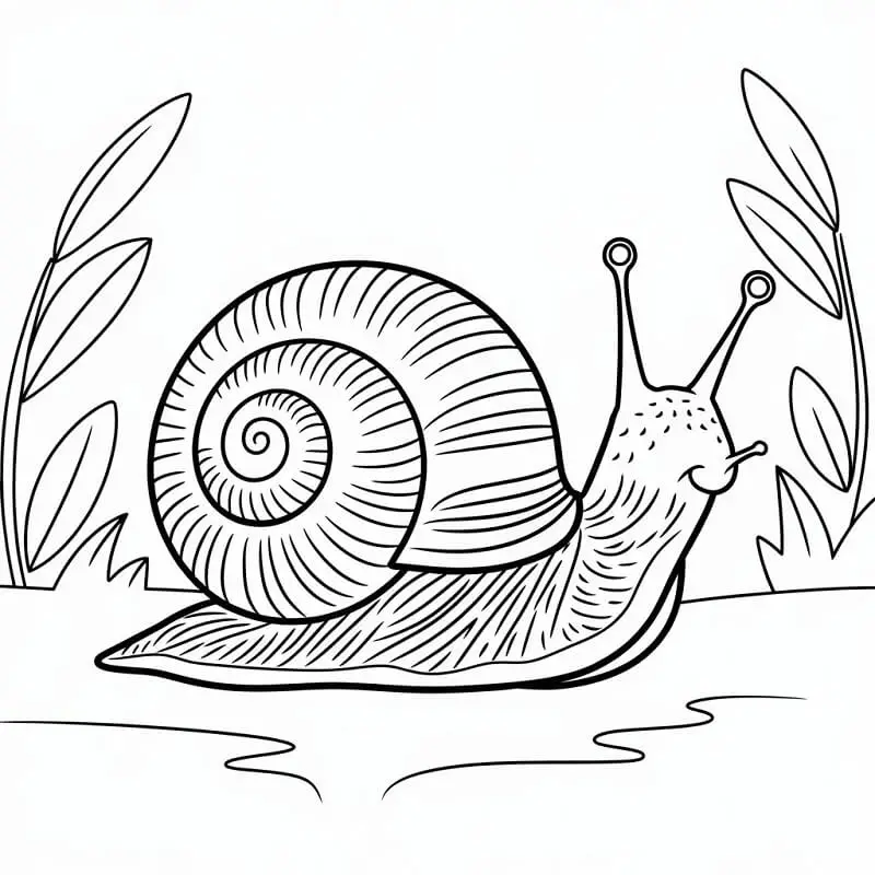 Melci de colorat p24