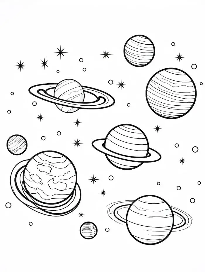 Planete de colorat p05