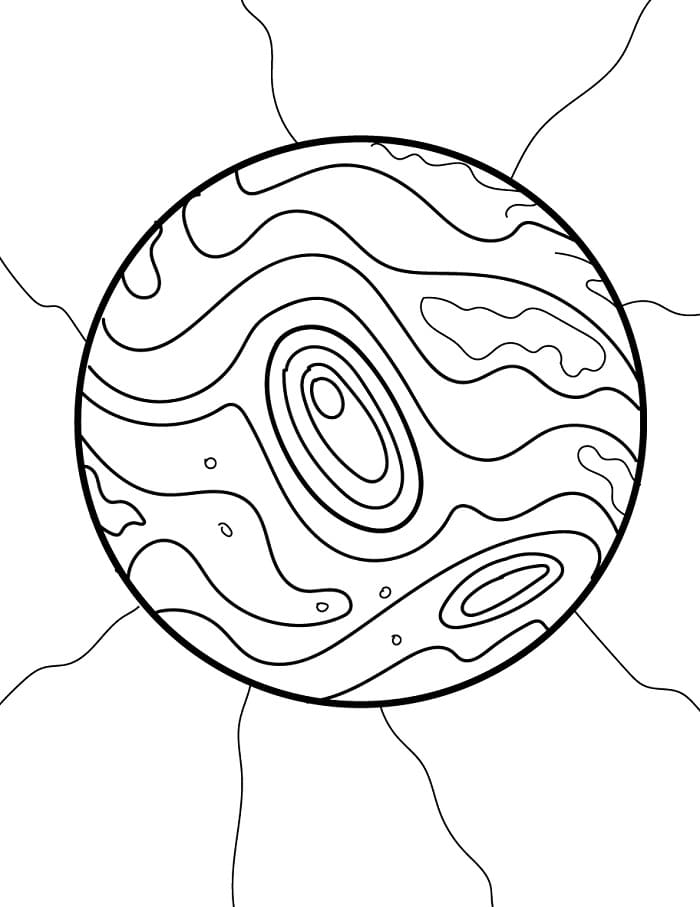 Planete de colorat p06