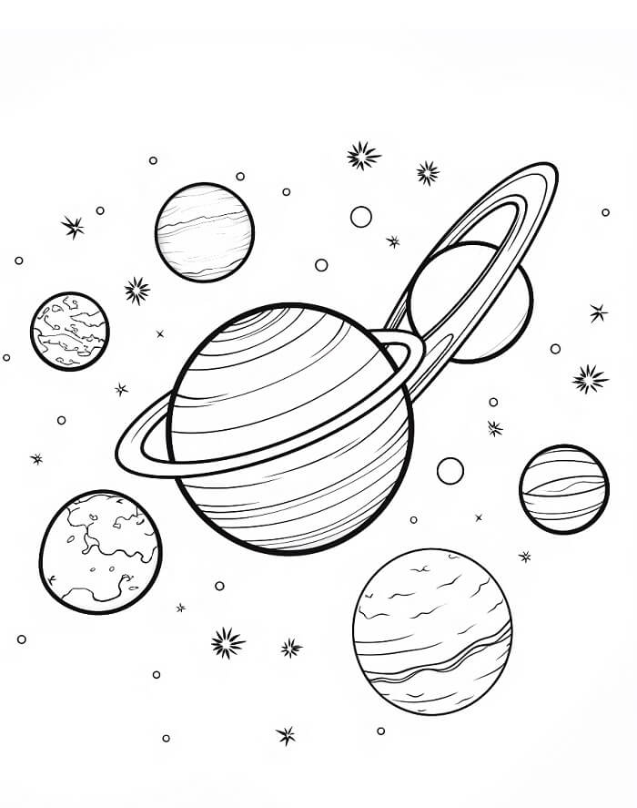 Planete de colorat p31