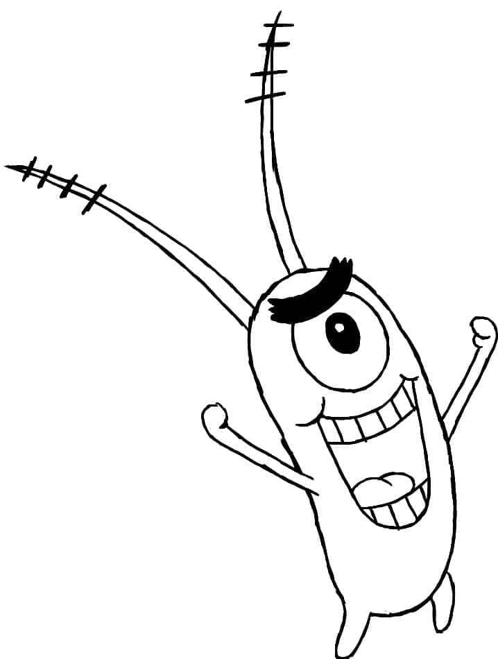 Spongebob de colorat p01