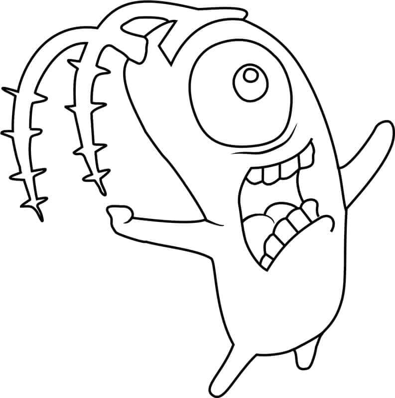 Spongebob de colorat p03