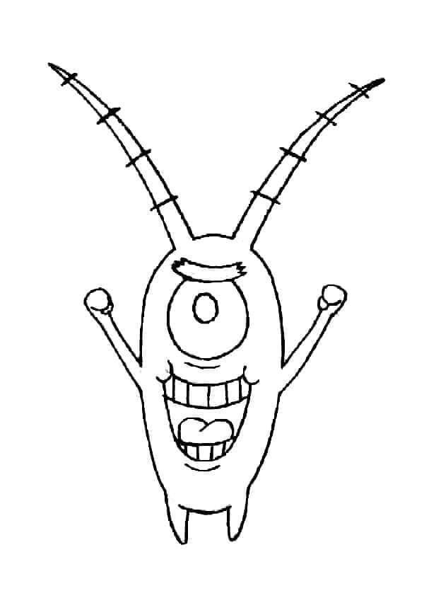 Spongebob de colorat p04