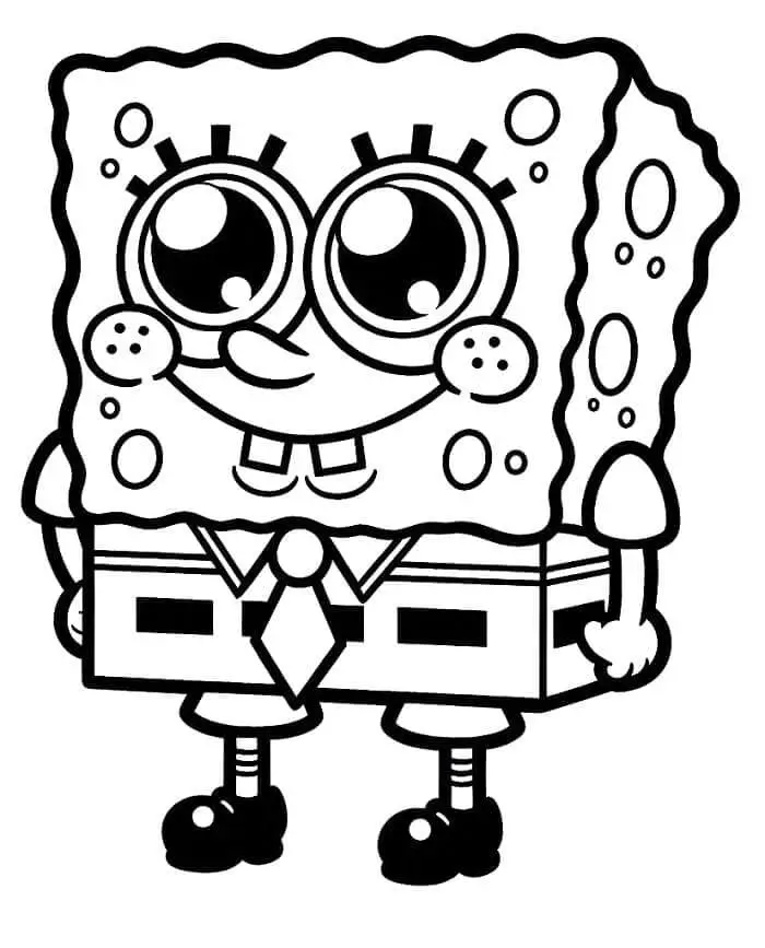 Spongebob de colorat p05