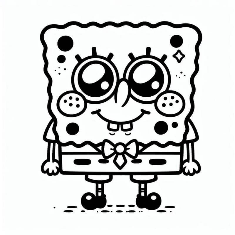 Spongebob de colorat p09
