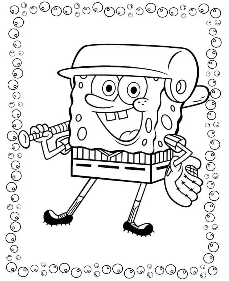Spongebob de colorat p14