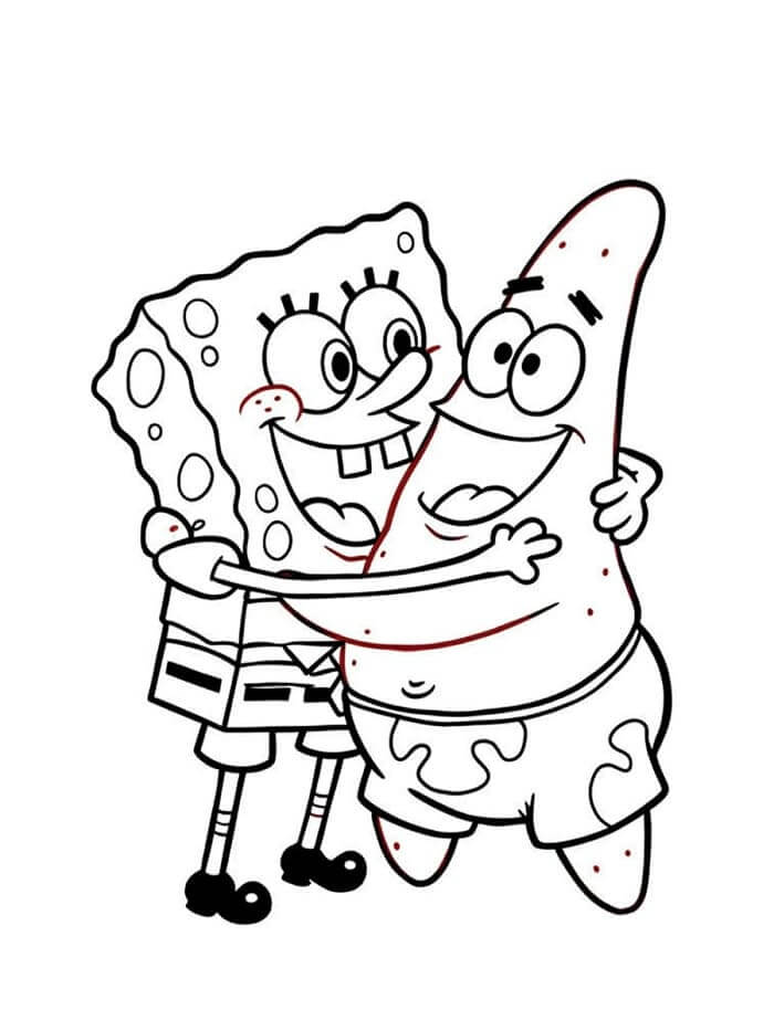 Spongebob de colorat p19