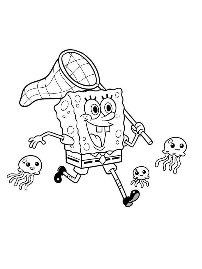 Spongebob de colorat p20