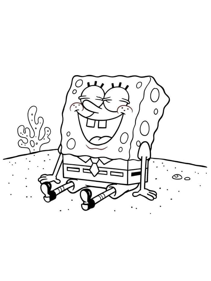 Spongebob de colorat p22