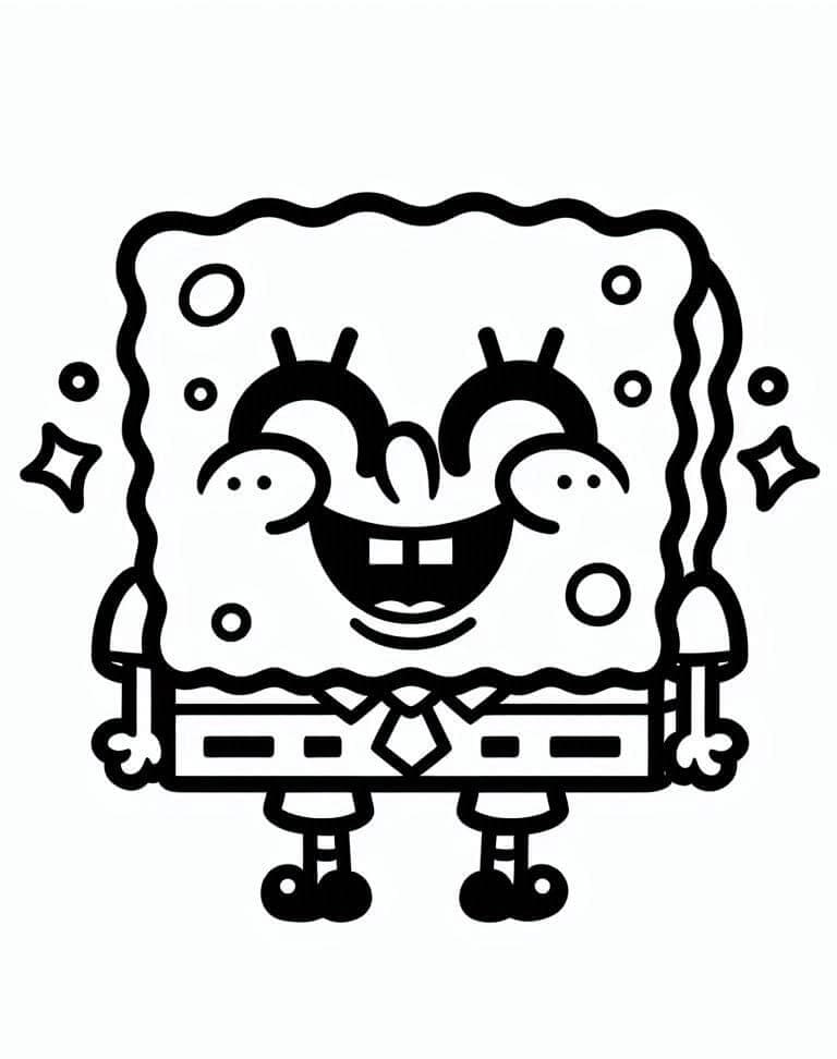 Spongebob de colorat p23