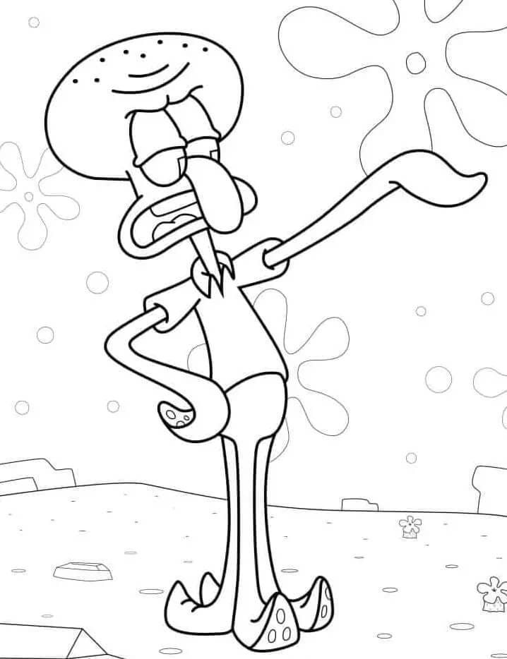 Spongebob de colorat p25