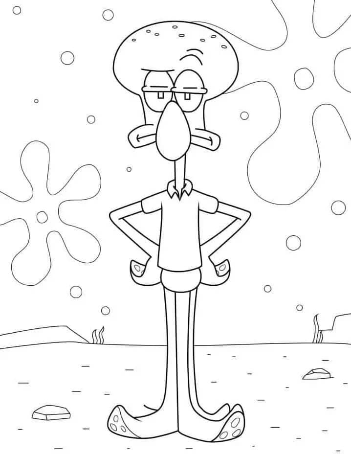 Spongebob de colorat p27