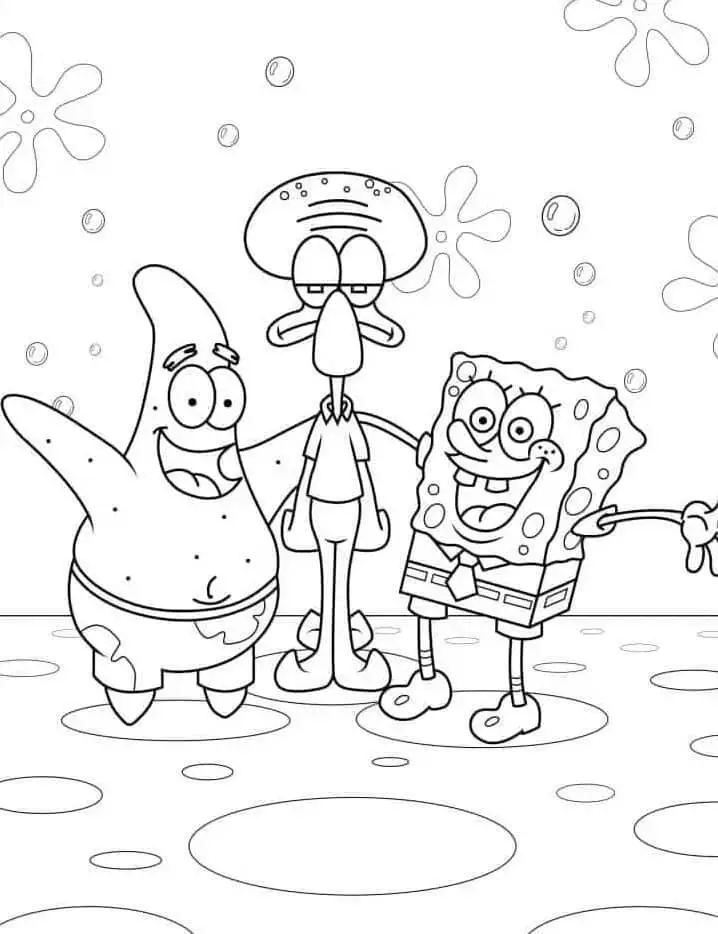 Spongebob de colorat p29