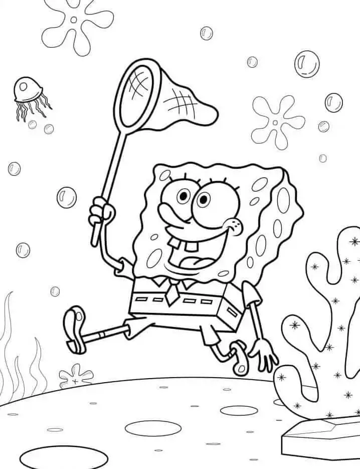 Spongebob de colorat p31