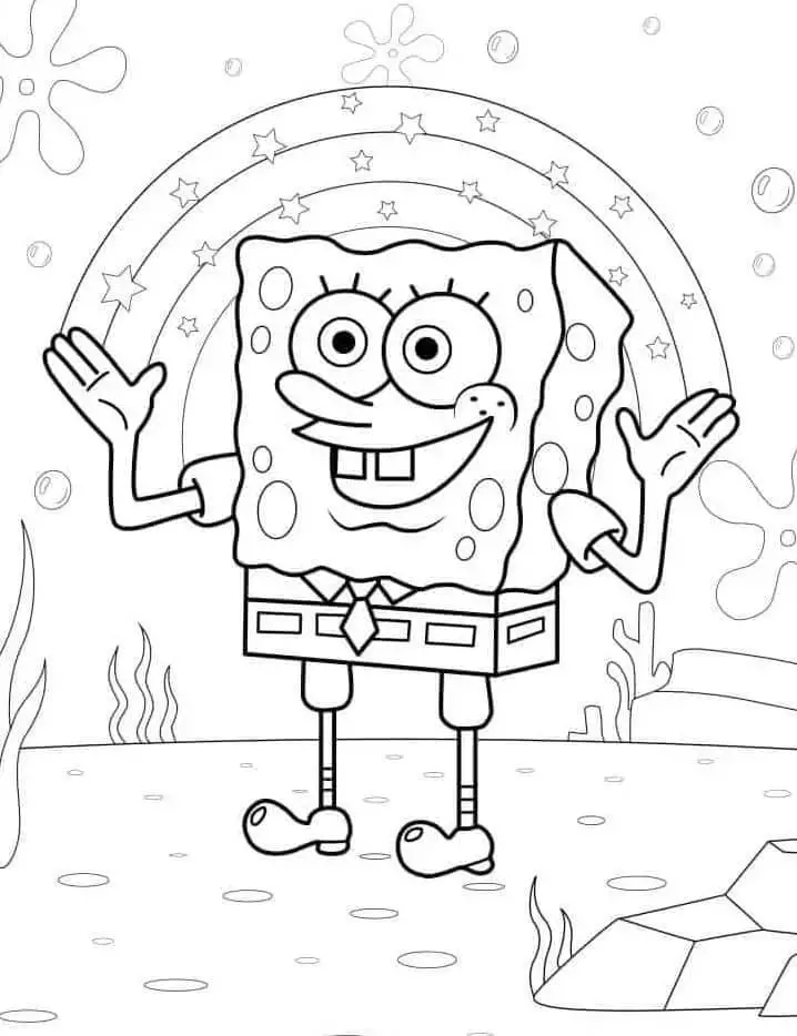 Spongebob de colorat p32
