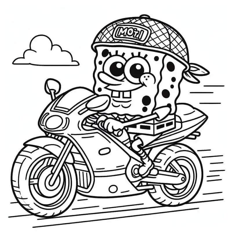 Spongebob de colorat p34
