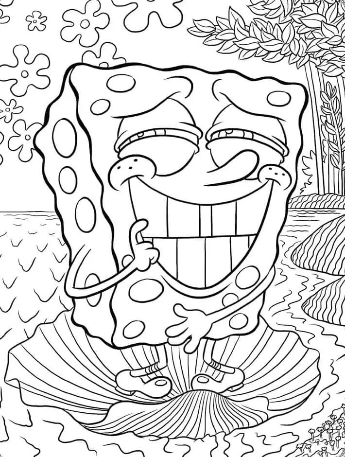 Spongebob de colorat p35
