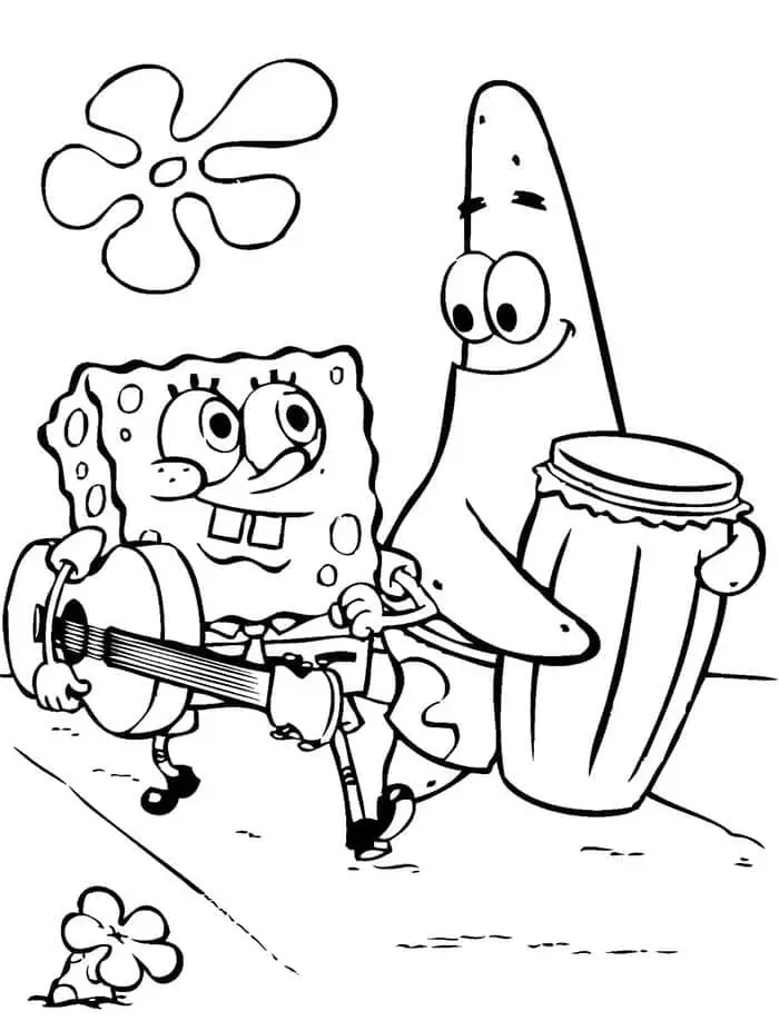 Spongebob de colorat p38