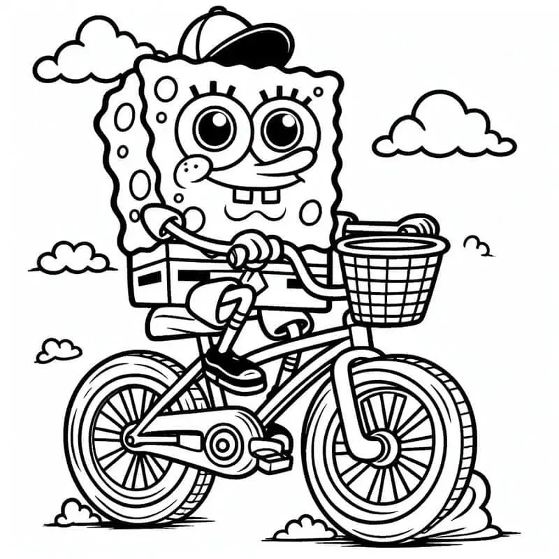 Spongebob de colorat p40