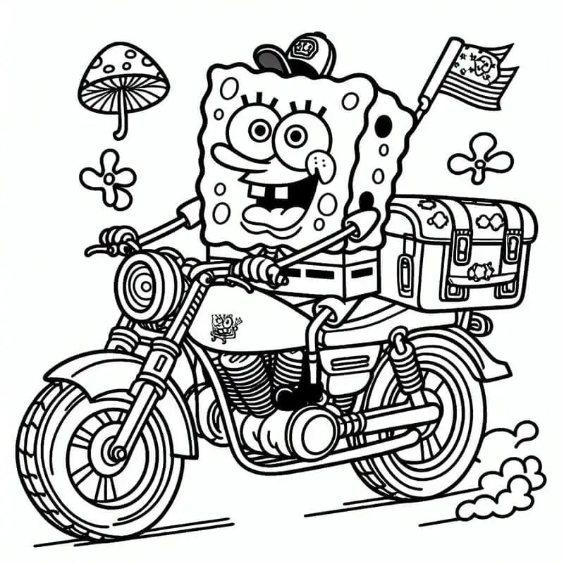 Spongebob de colorat p41