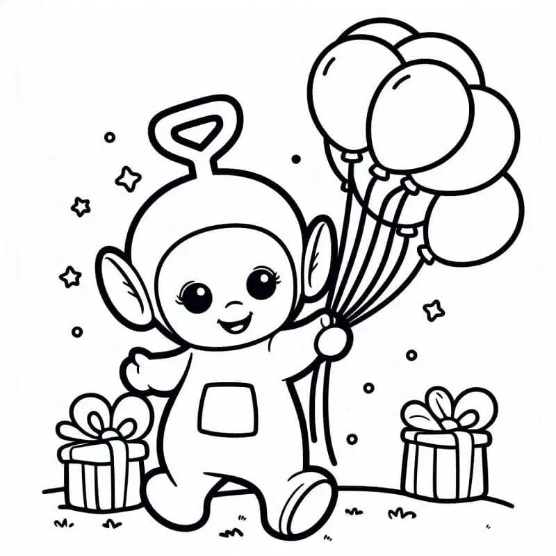 Teletubbies de colorat p01