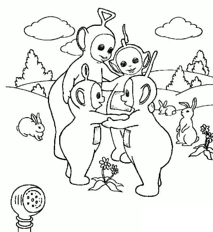 Teletubbies de colorat p11