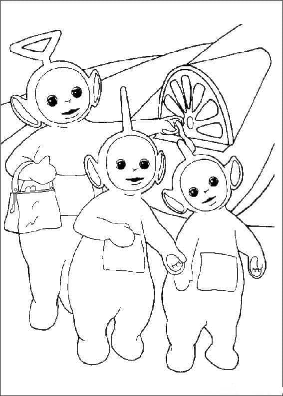 Teletubbies de colorat p16