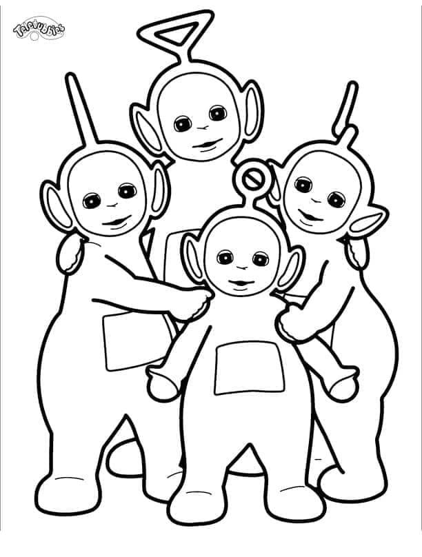 Teletubbies de colorat p18