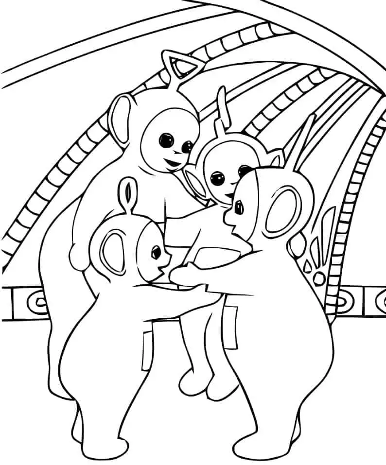Teletubbies de colorat p36