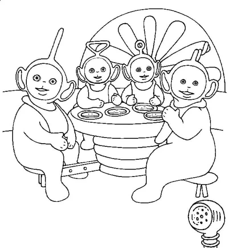 Teletubbies de colorat p39