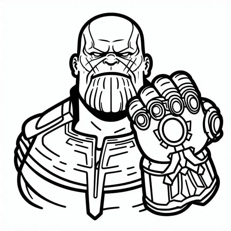 Thanos de colorat p02