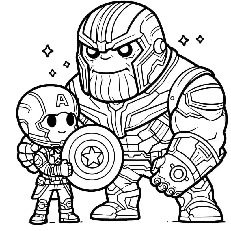 Thanos de colorat p03