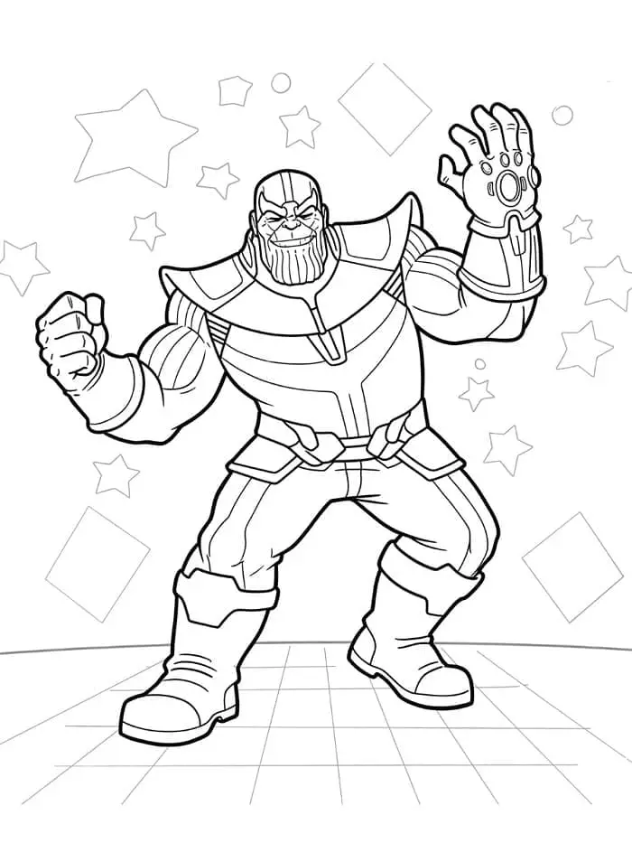 Thanos de colorat p12