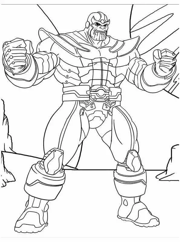 Thanos de colorat p14