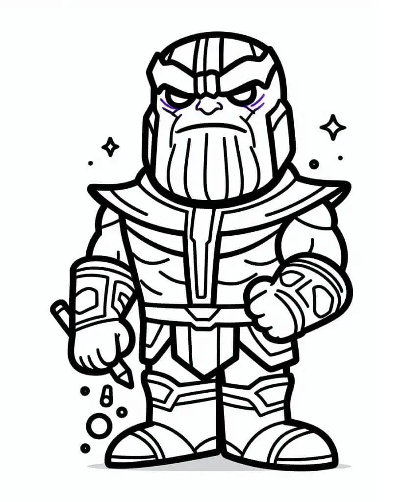 Thanos de colorat p21