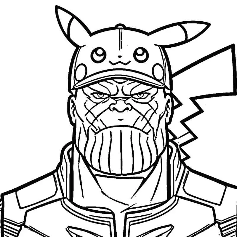 Thanos de colorat p25