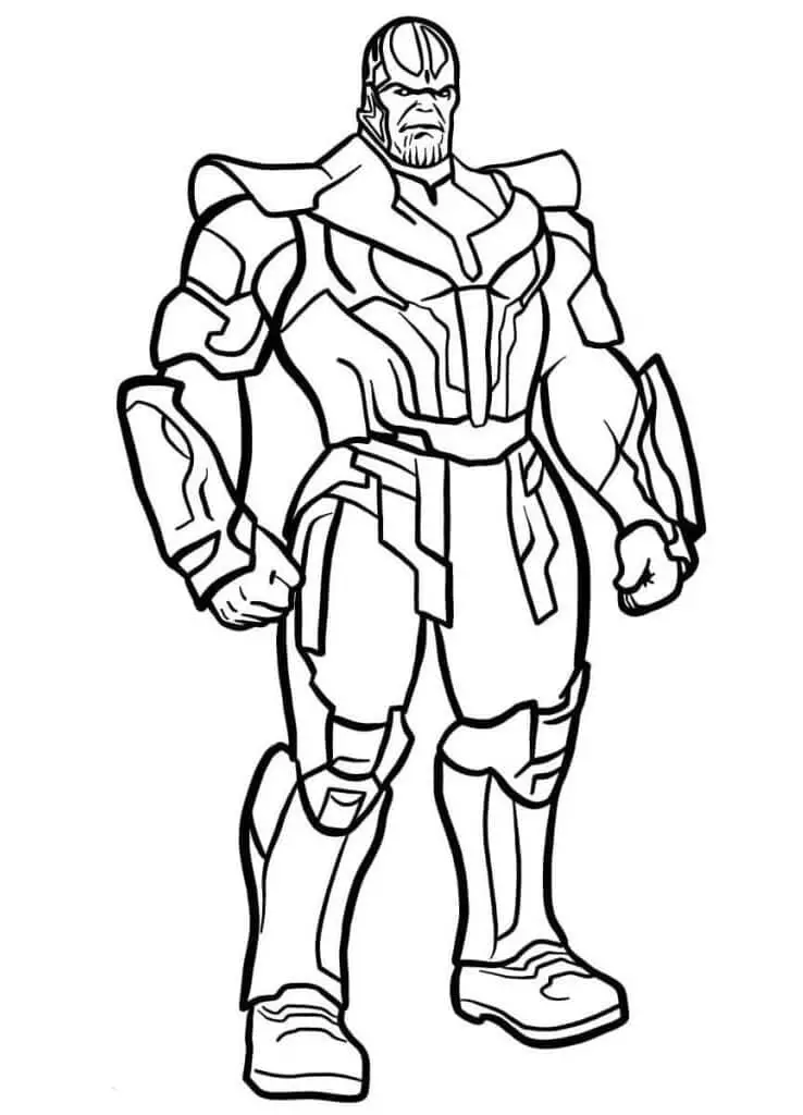 Thanos de colorat p28