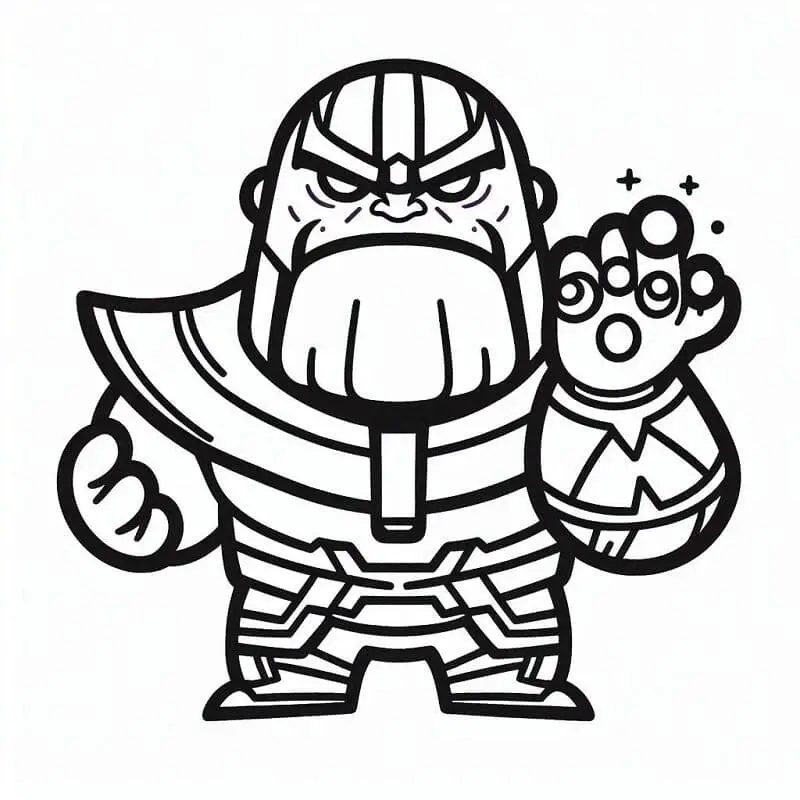 Thanos de colorat p29