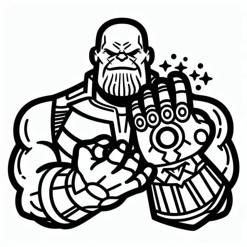 Thanos de colorat p31